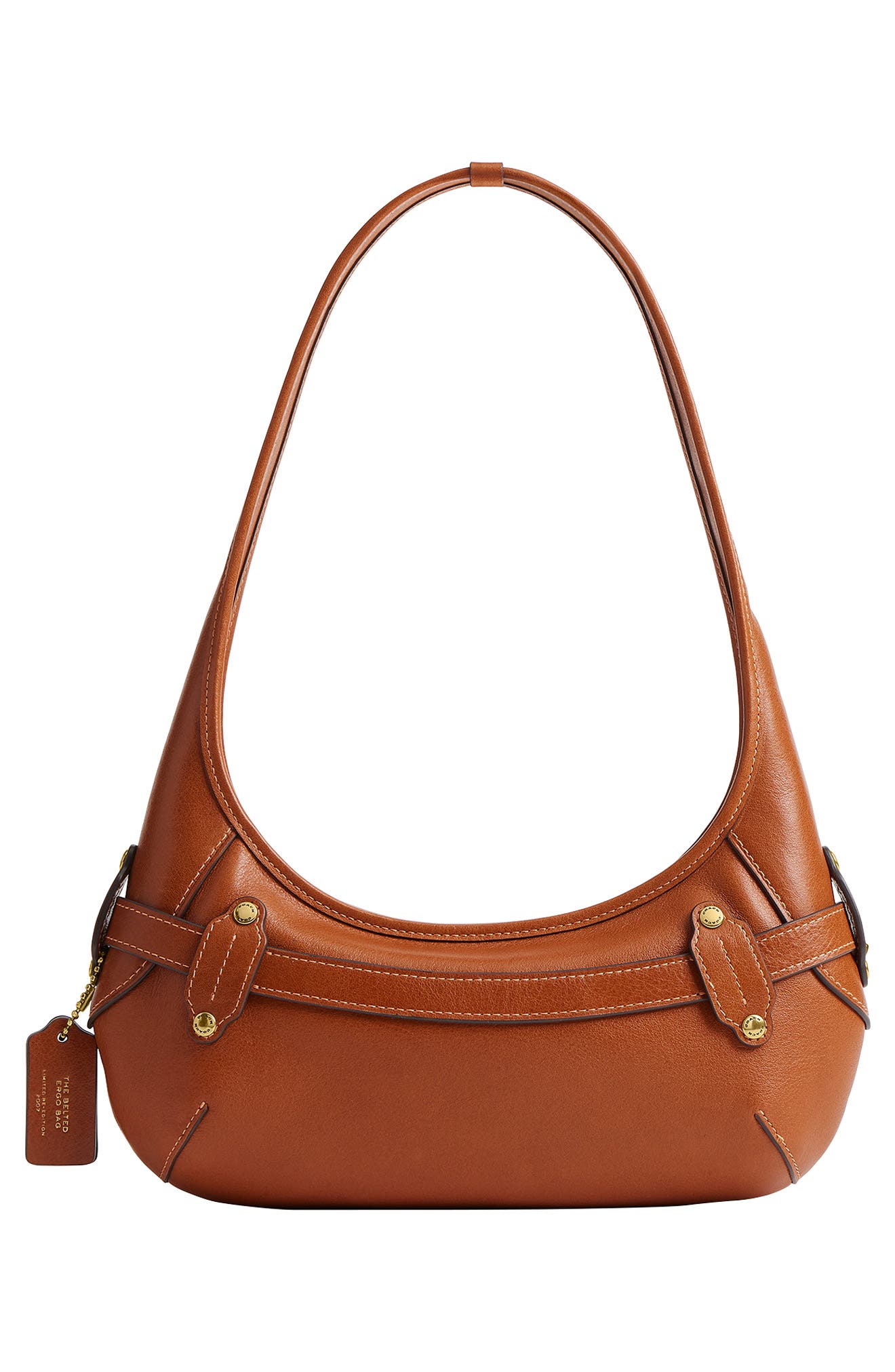 Ergo 26 Belted Shoulder Bag, Alternate, color, AMBER BROWN