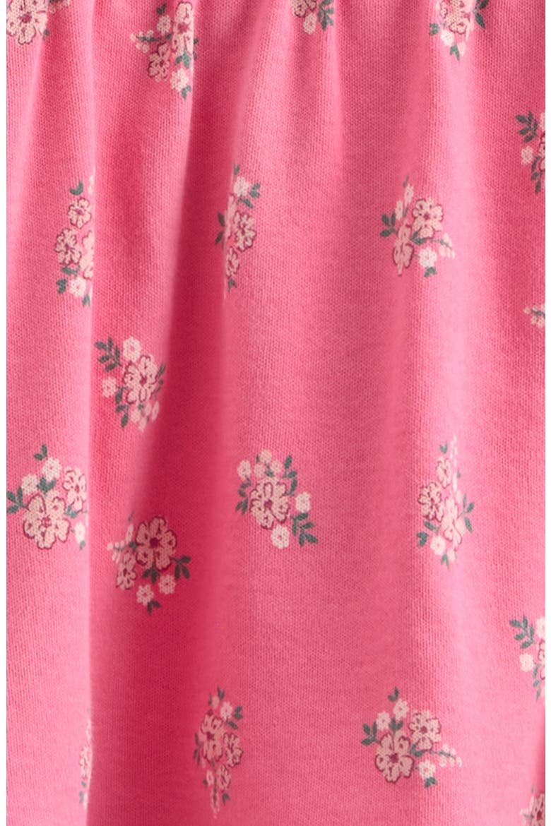 Floral Skirted Bodysuit and Headband Set, Alternate, color, PINK AZELEA FLOWER POWER