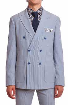 PAISLEY & GRAY Soho Slim Fit Double Breasted Suit Jacket