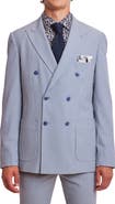 PAISLEY & GRAY Soho Slim Fit Double Breasted Suit Jacket