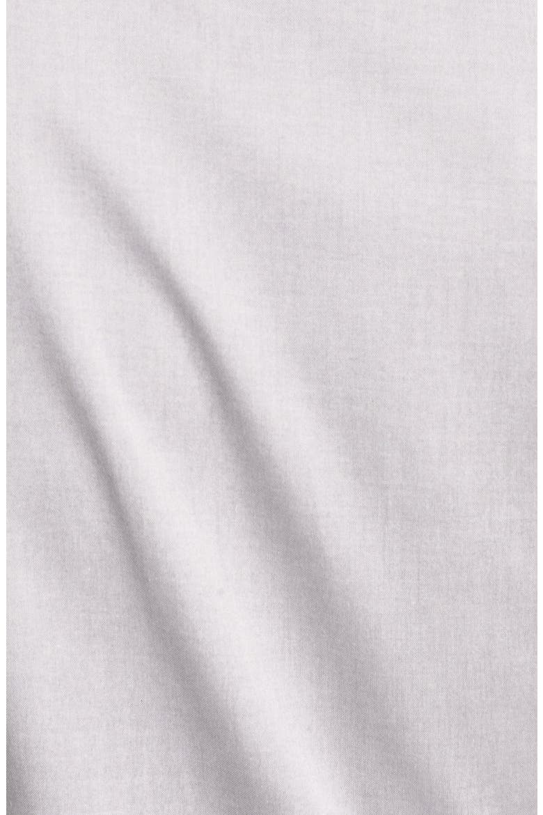 Trim Fit Solid Dress Shirt, Alternate, color, SILVER