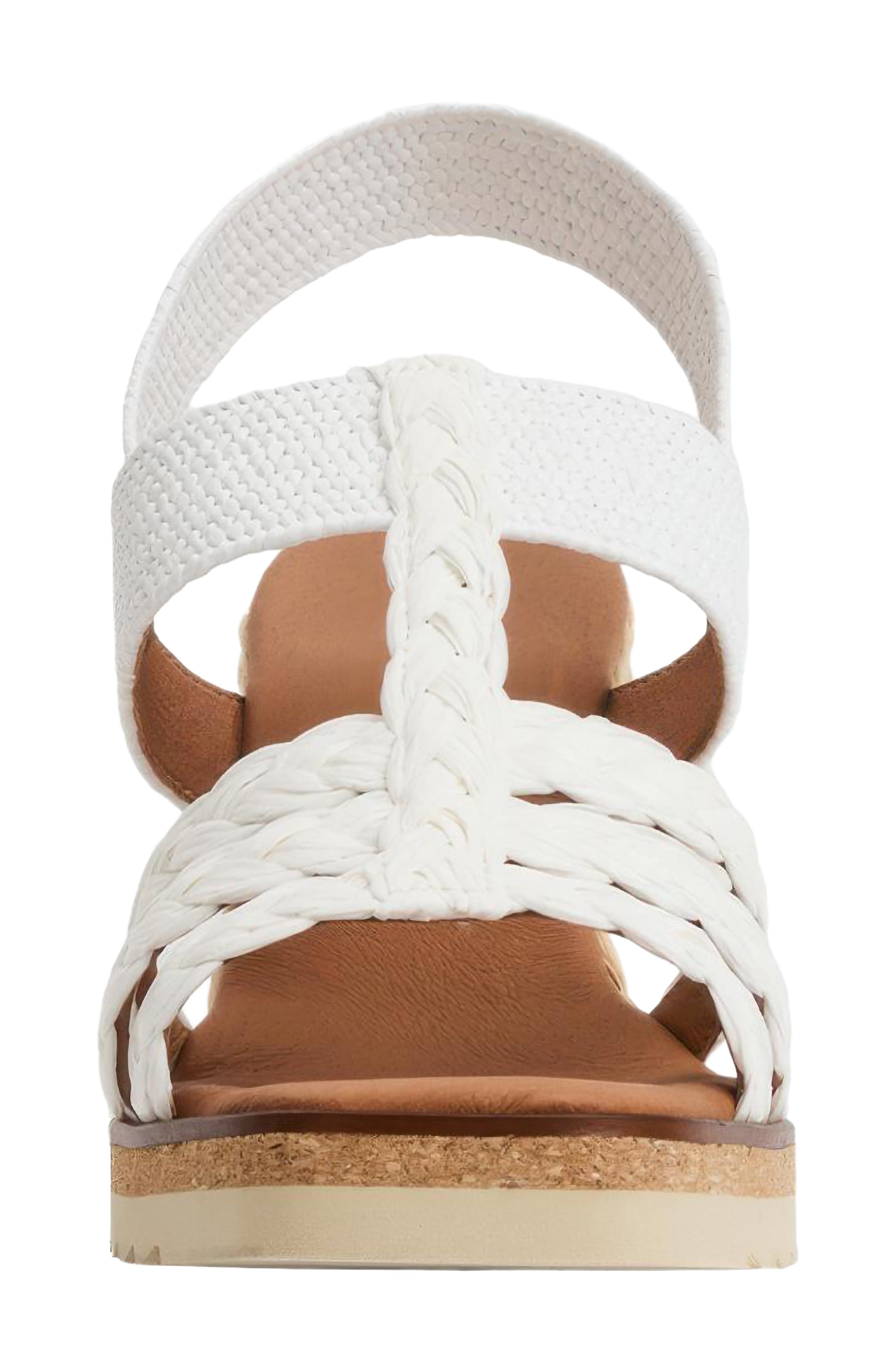 André Assous Maria Wedge Sandal, Alternate, color, White