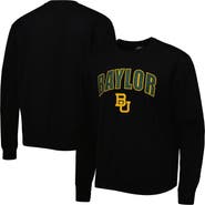 COLOSSEUM Men's Colosseum Black Baylor Bears Arch & Logo Pullover Sweatshirt