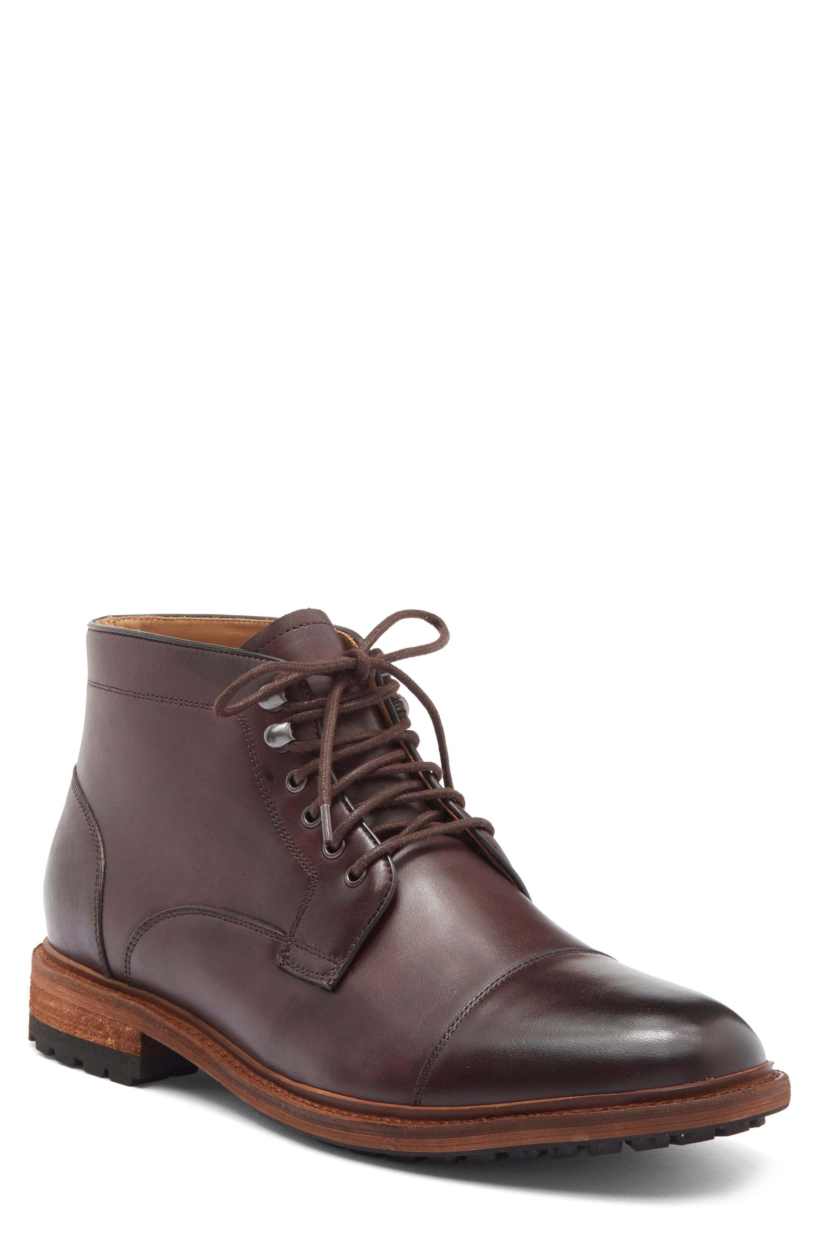Warfield & Grand Douglas Cap Toe Boot, Main, color, 