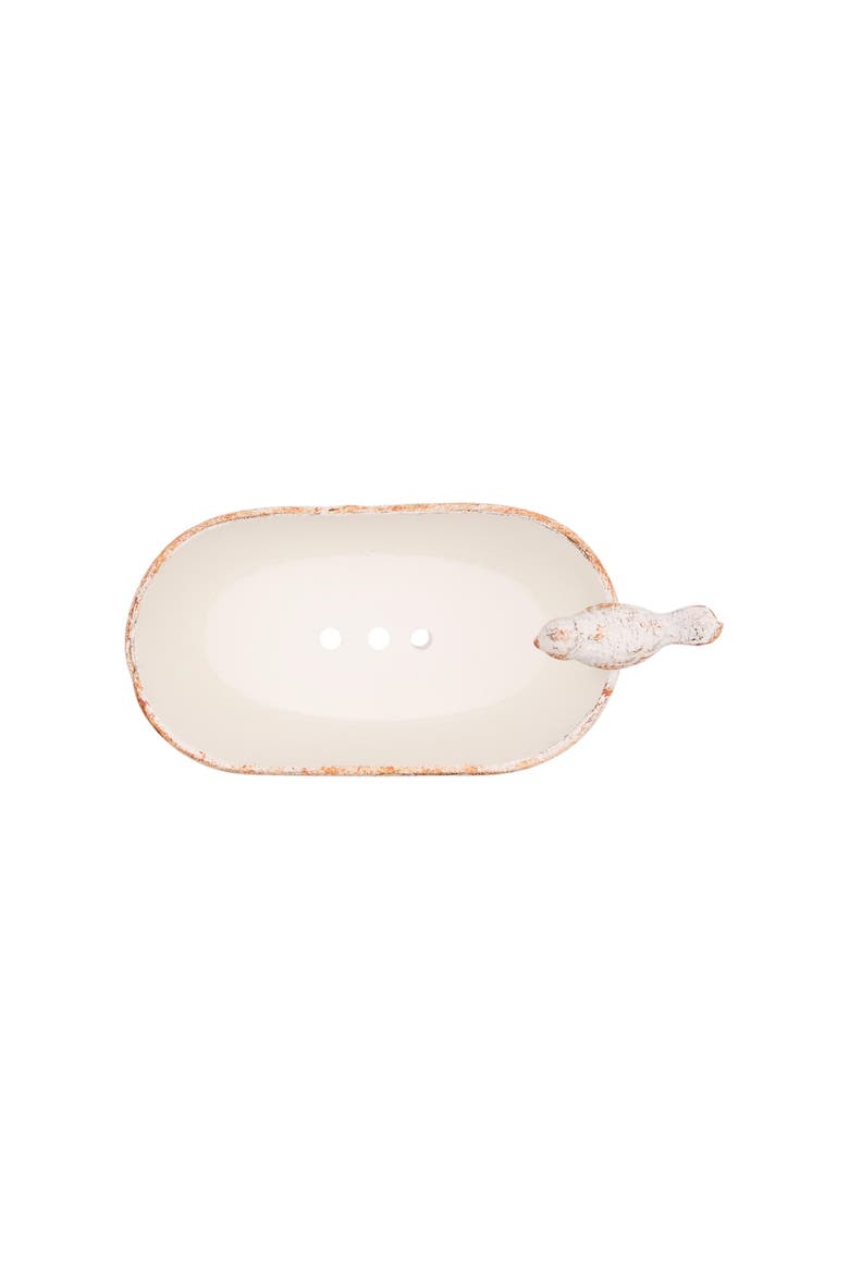Abeline Bird White Bathtub Mini Planter, Alternate, color, White