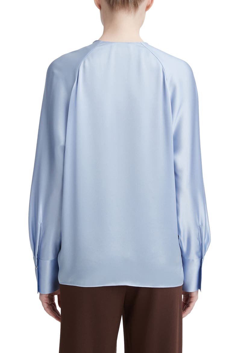 Dolman Sleeve Silk Top, Alternate, color, LT PACIFIC OPAL