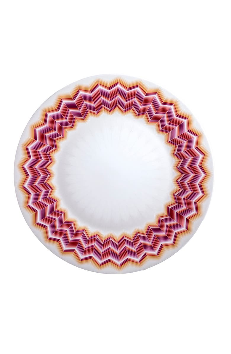 Missoni Home Tableware Charger Plate ZIG ZAG Jarris 156 diam. 12.5", Main, color, Multicolor