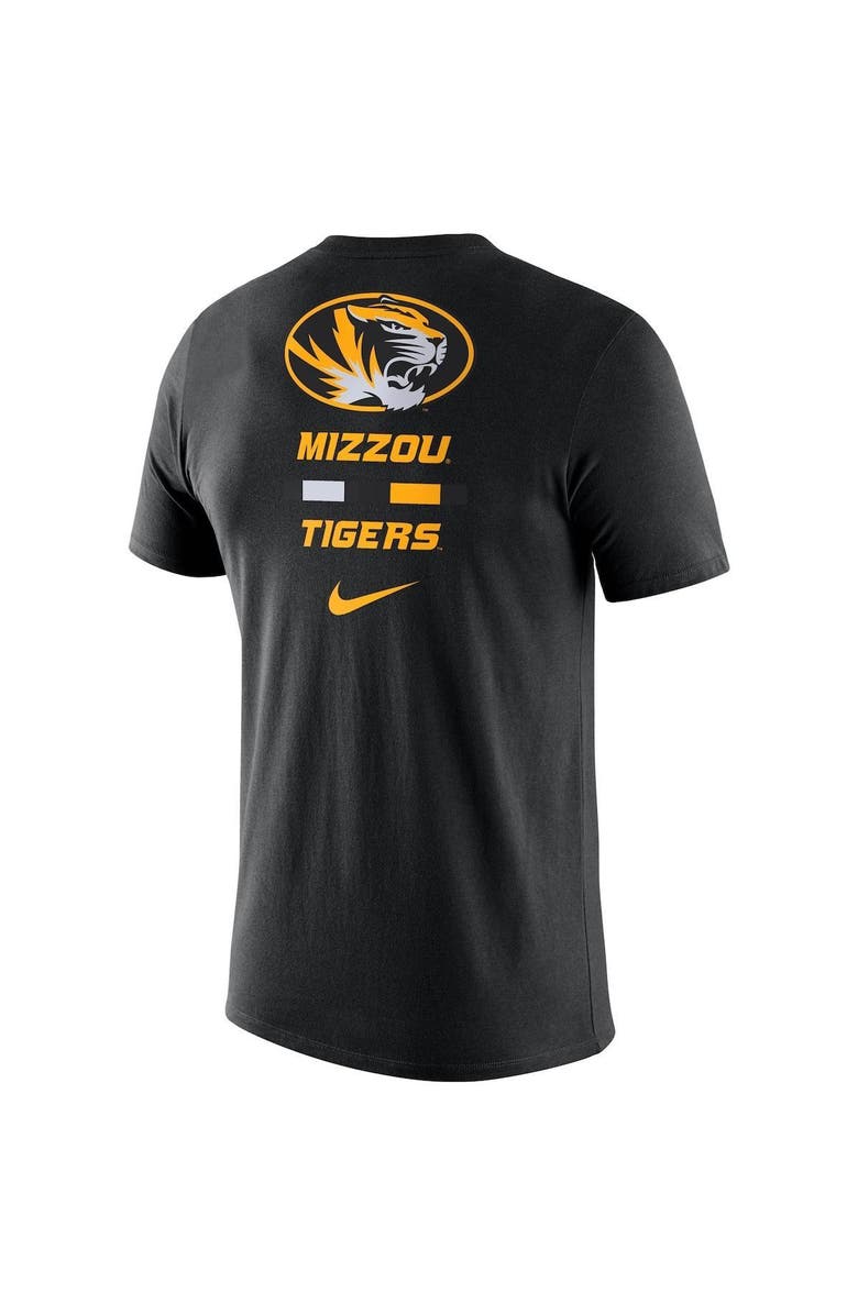 Nike Men's Nike Black Missouri Tigers DNA Logo Performance T-Shirt, Alternate, color, 