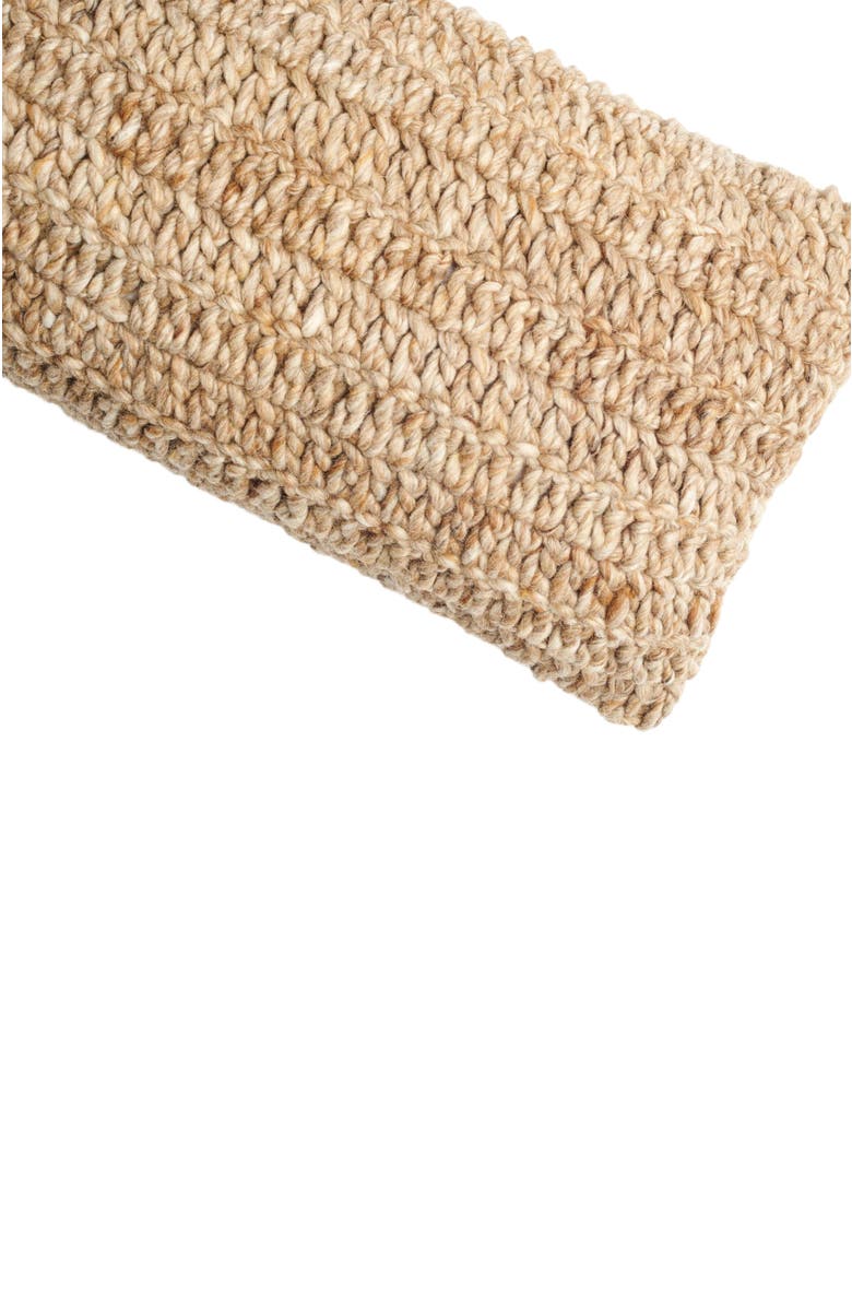 Studio Variously Cider Textured Neutral Brown Large Lumbar Pillow, Alternate, color, 