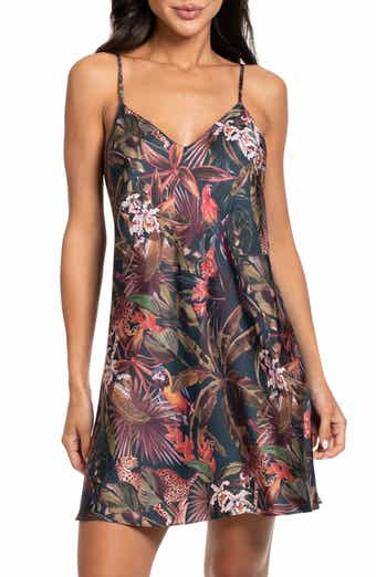 Print Satin Chemise