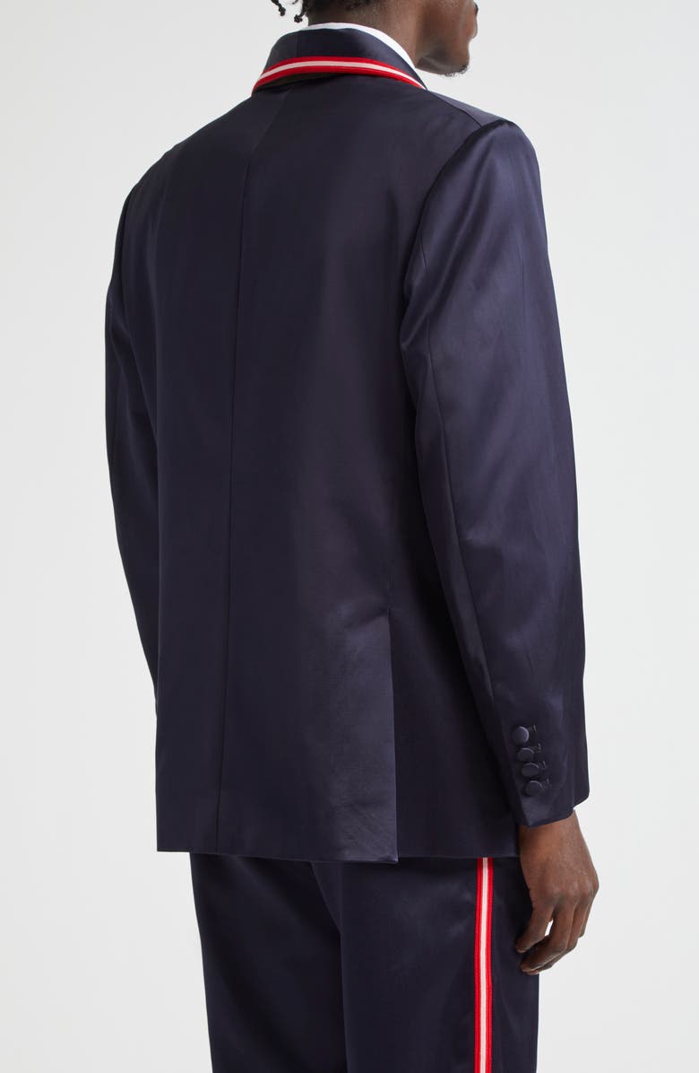 Bode Major League Appliqué Suit Jacket, Alternate, color, Navy