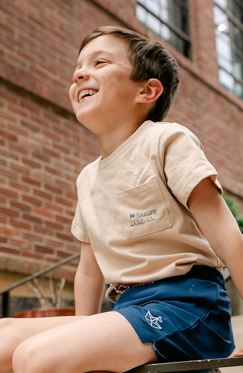 Little Paper Kids Jackson Sporting Club Pocket Tee, Alternate, color, Sporting Club