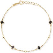 Ember Fine Jewelry Clover Charm Bracelet