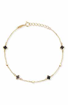 Ember Fine Jewelry Clover Charm Bracelet