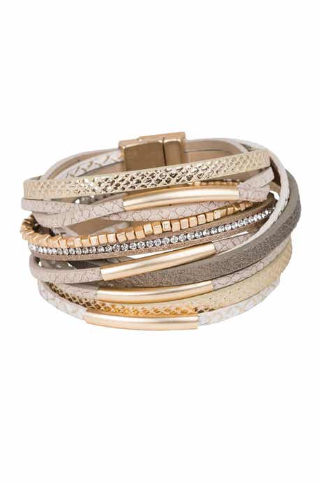 SAACHI Multi Strand Wrap Bracelet