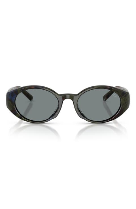 52mm Oval Sunglasses