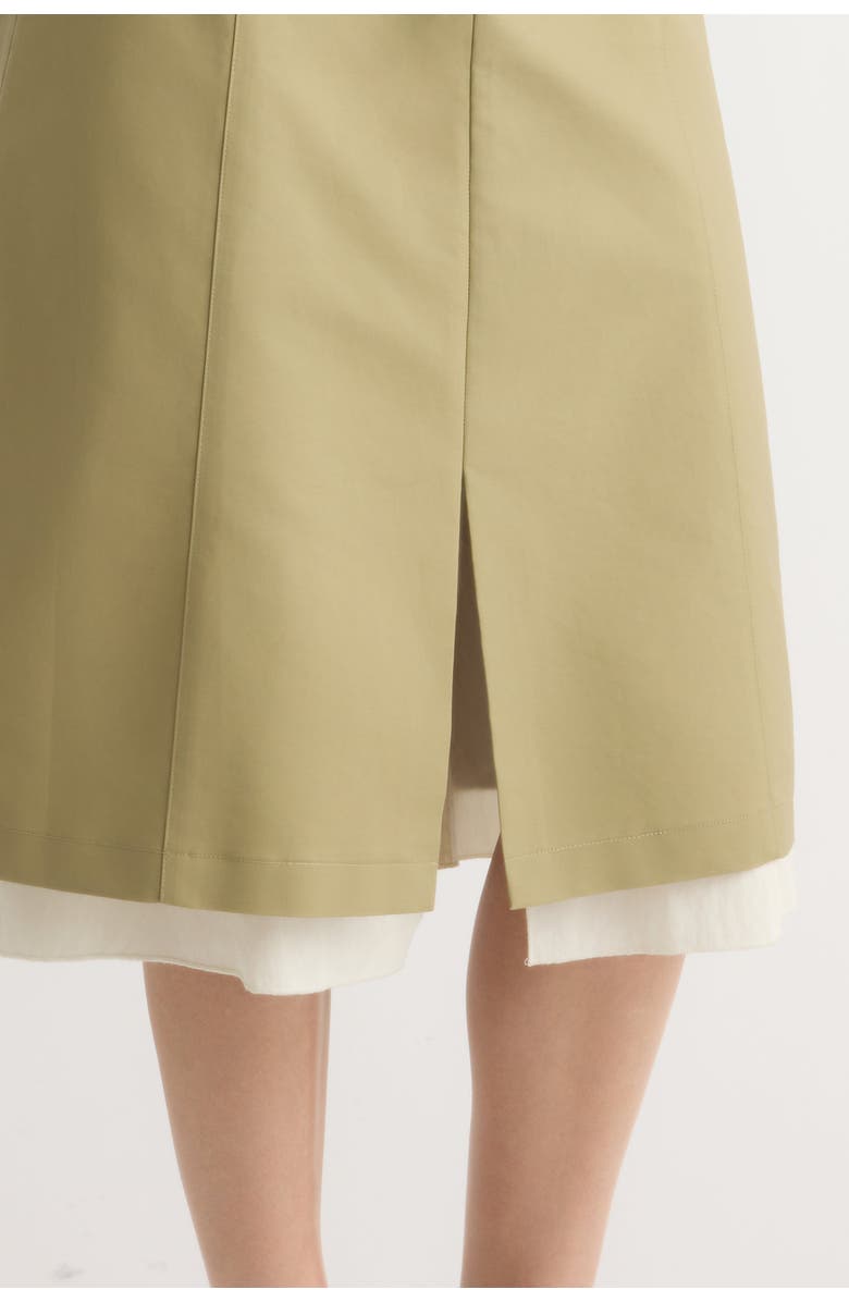 Modern Citizen Devon Layered Skirt, Alternate, color, Khaki
