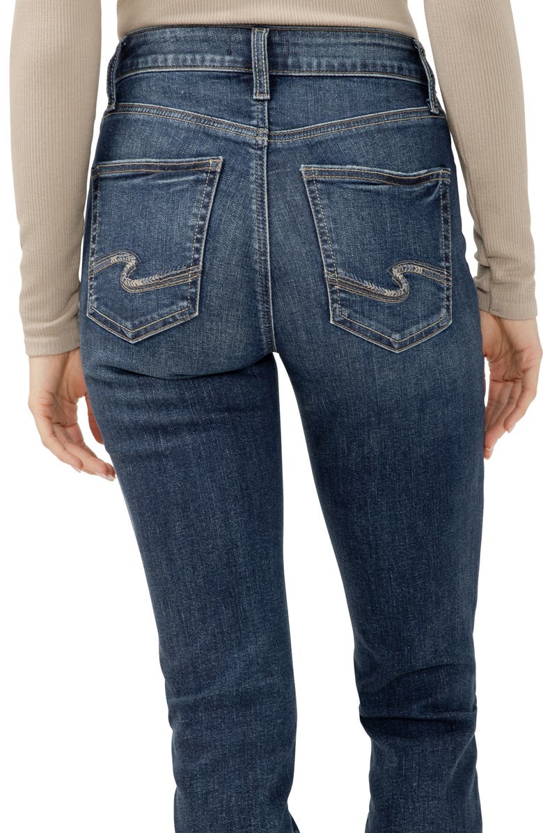 Silver Jeans Co. Avery High Waist Slim Straight Leg Jeans, Alternate, color, Maisie