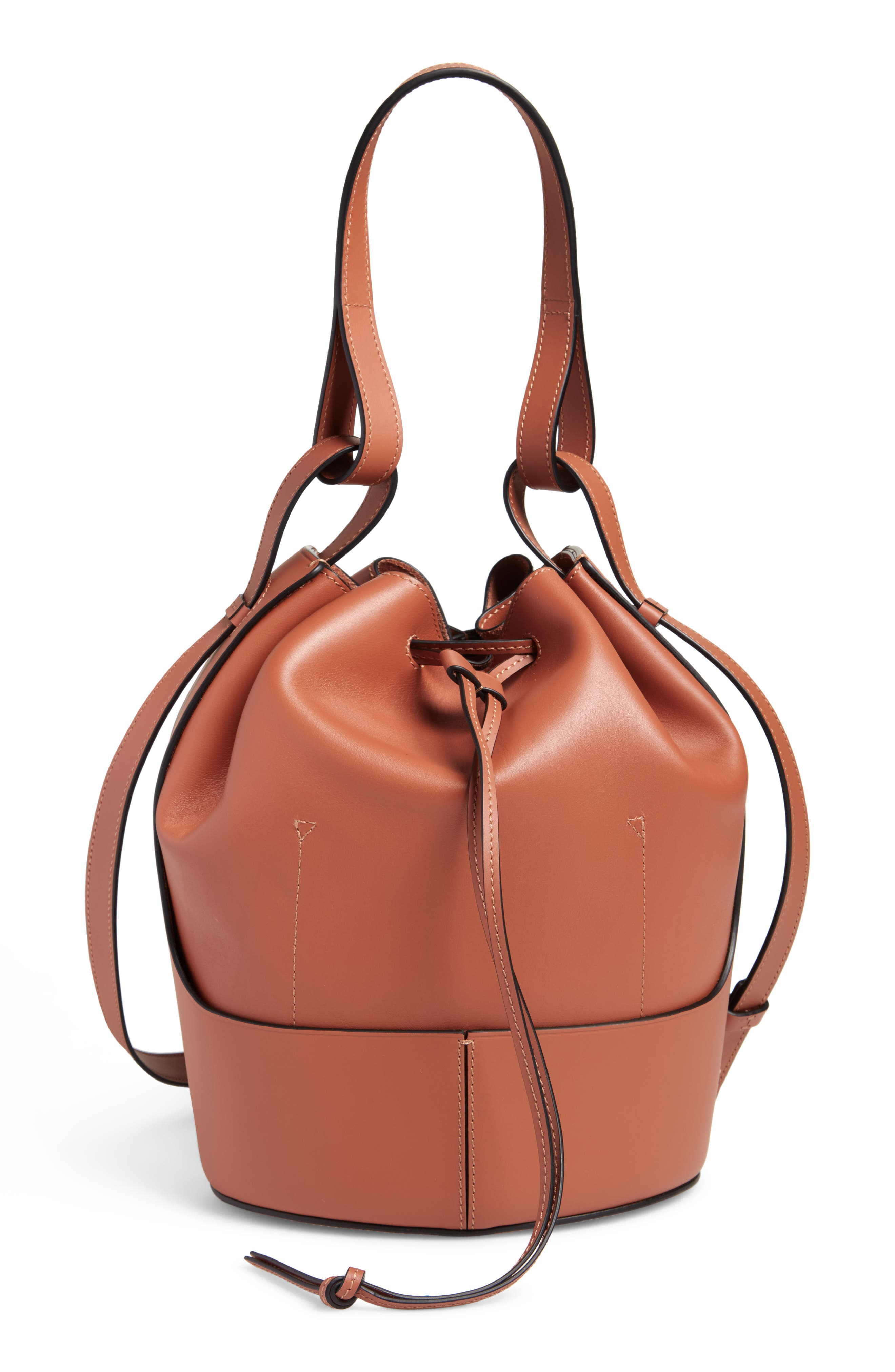 Loewe Balloon Leather Bucket Bag, Alternate, color, 