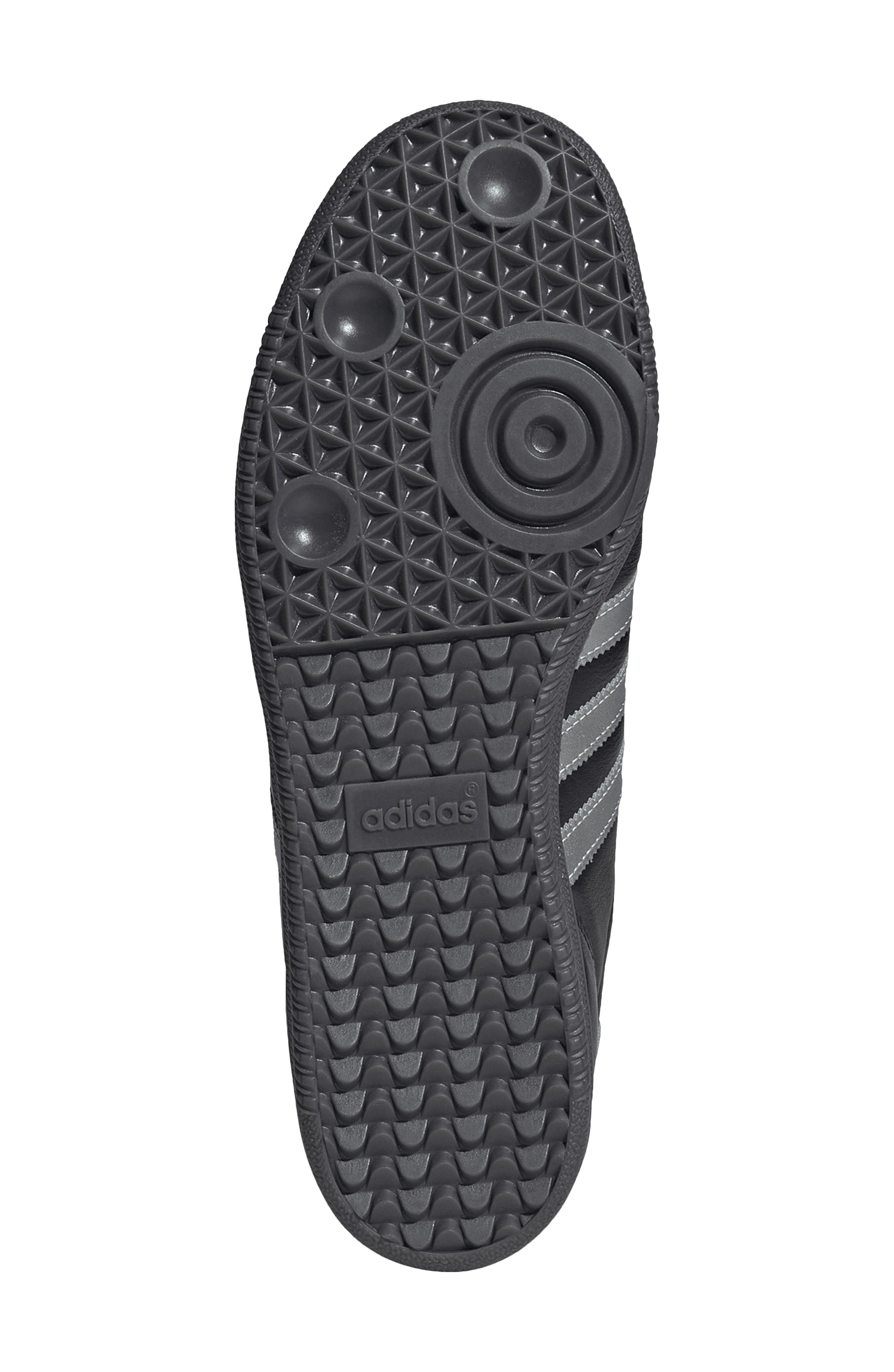 adidas Gender Inclusive Samba JP Sneaker, Alternate, color, Core Black/ Silver Met./ Black