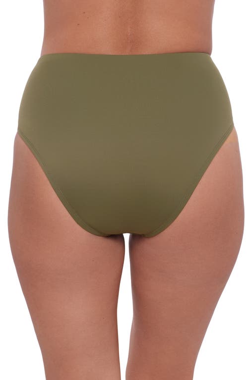 S3 High Waist Classic Swim Bottoms In Eucalyptus