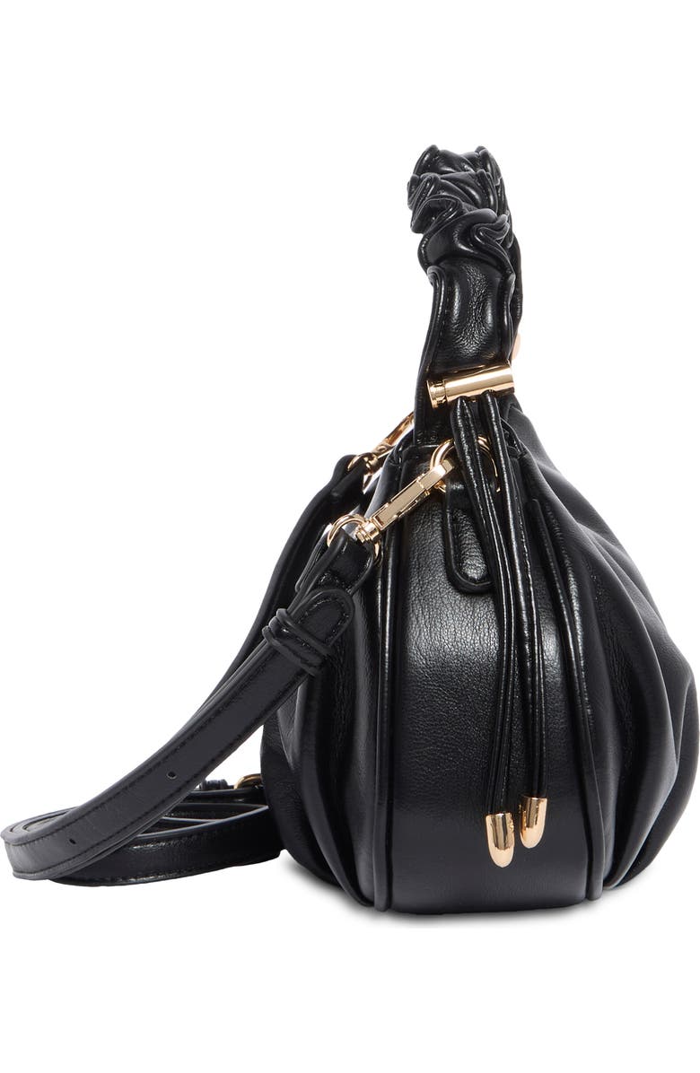 URBAN EXPRESSIONS HANDBAGS Scrunched Handle Crossbody Bag, Alternate, color, Black