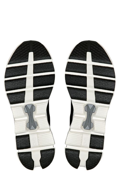 On Running Sneakers Cloud X 4 Ad On In Mesh Riciclato In Black/asphalt