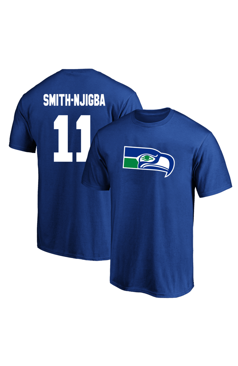 FANATICS Men's Fanatics Jaxon Smith-Njigba Royal Seattle Seahawks Big & Tall Player Name & Number T-Shirt, Main, color, Royal
