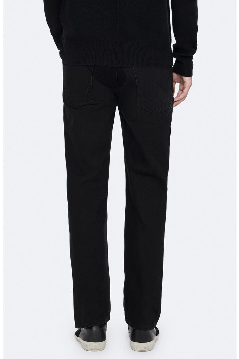 Regular Straight Leg Jeans, Alternate, color, BLACK