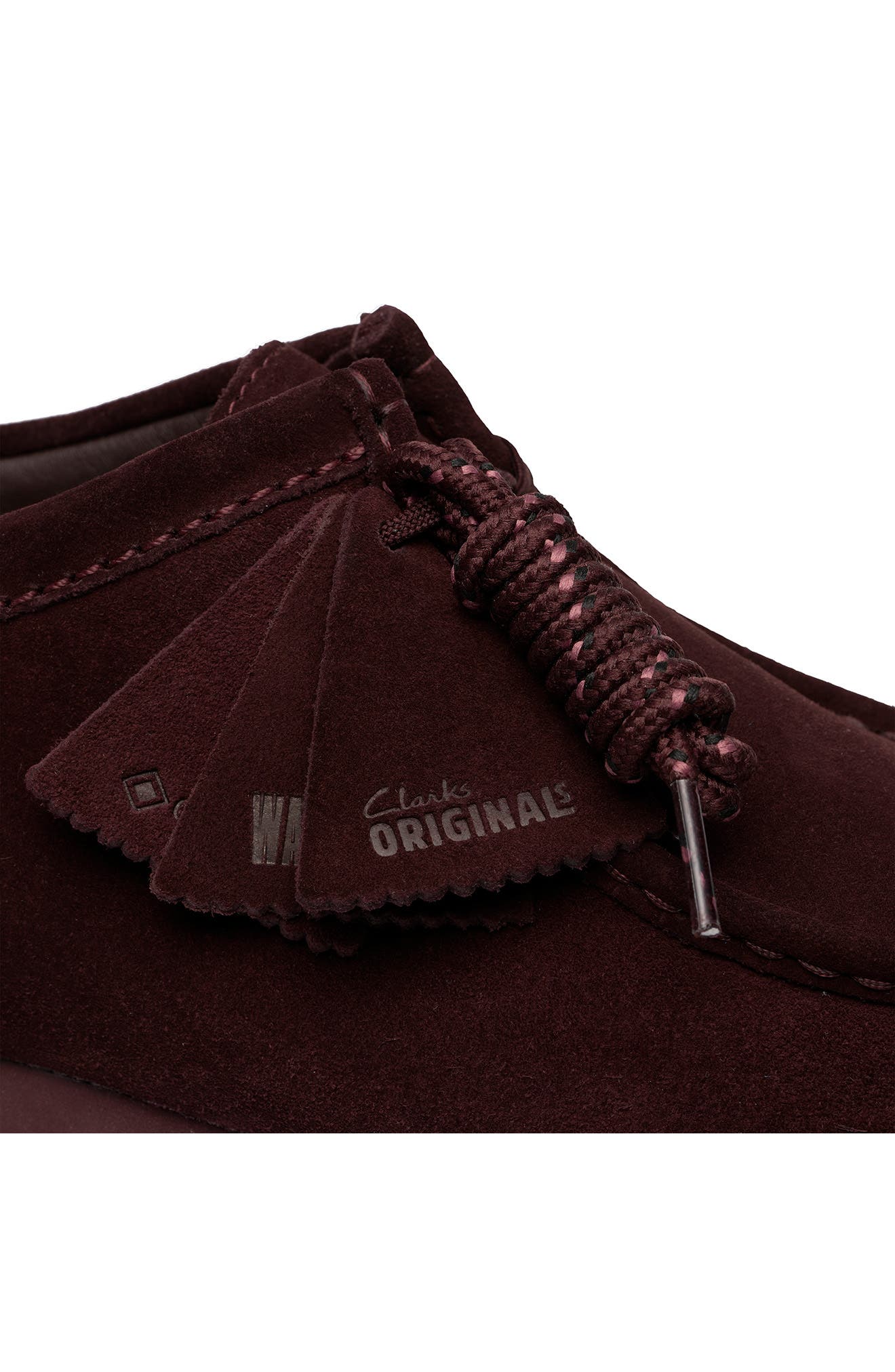 Clarks<sup>®</sup> Originals Wallabee Gore-Tex<sup>®</sup> Waterproof Shoe, Alternate, color, Purple Grape Suede