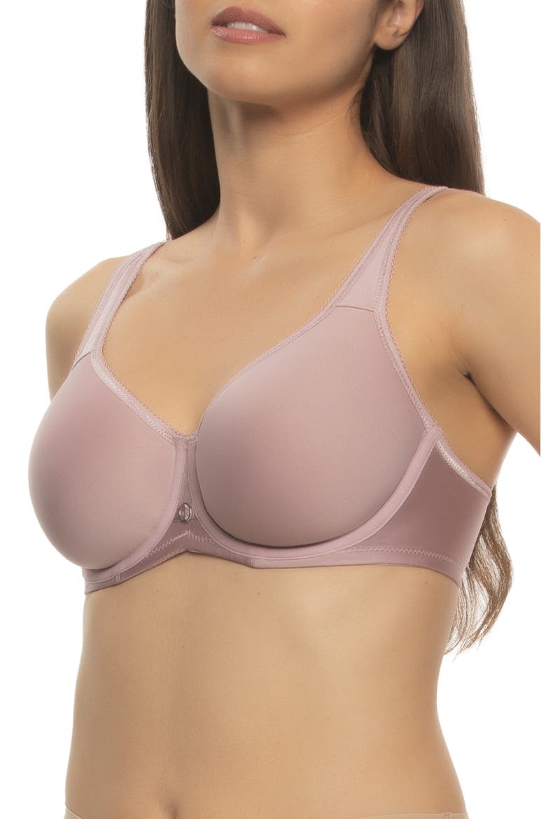 Celestial Full Coverage Underwire Bra, Alternate, color, MAUVE SHADOWS