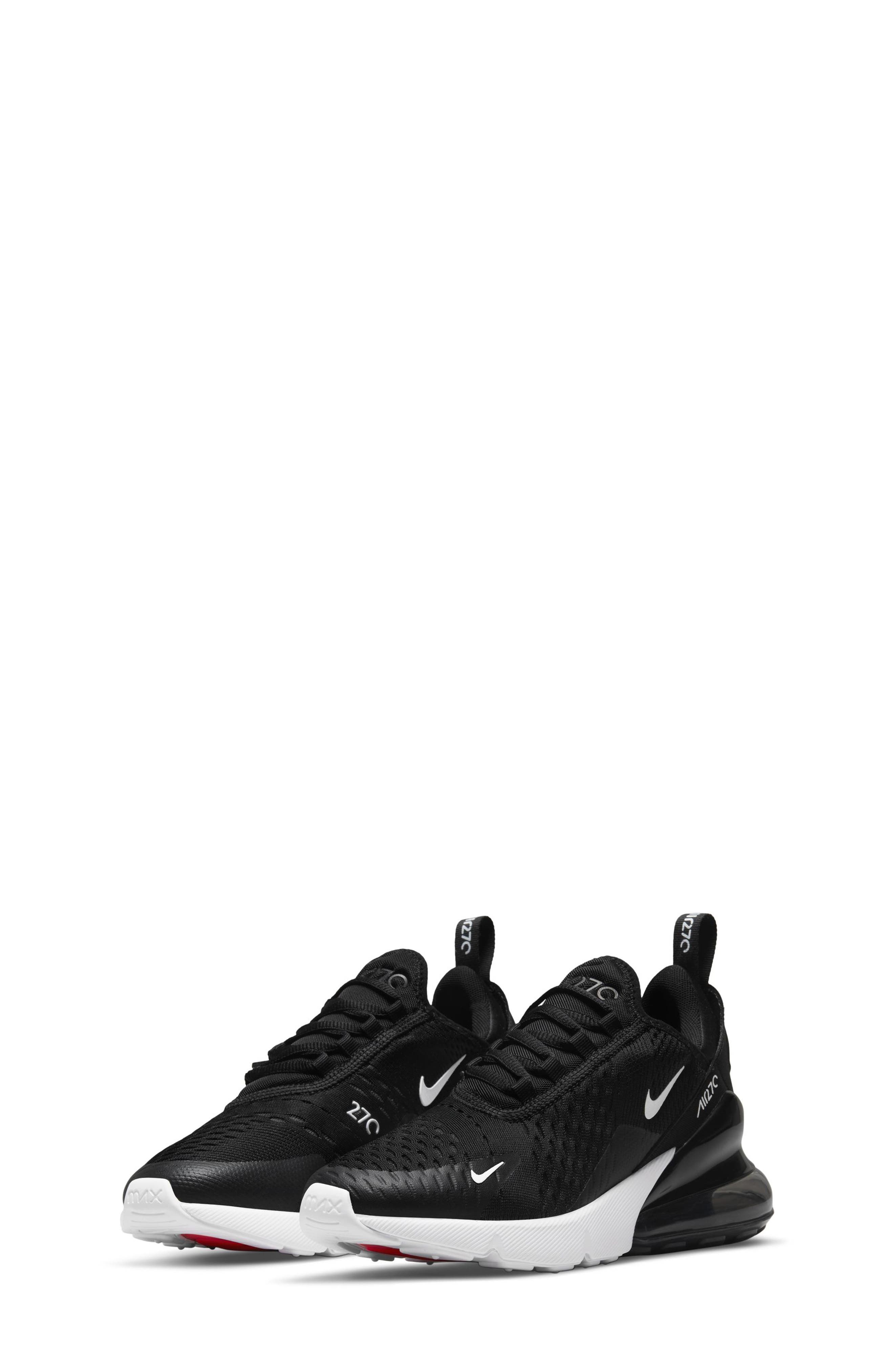 Nike Kids' Air Max 270 Sneaker, Main, color, 001 Black/White