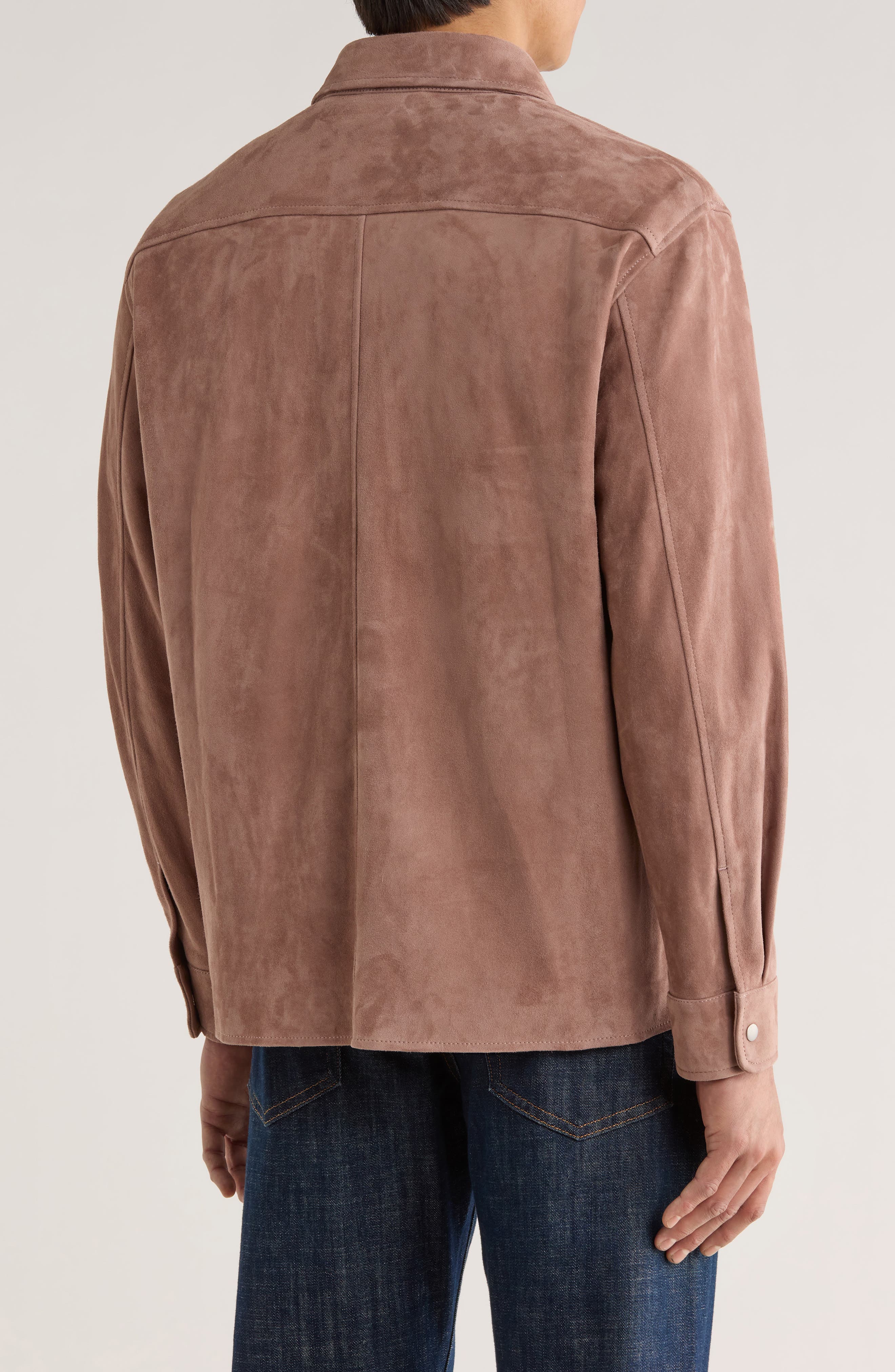 Suede Shirt Jacket - image 2