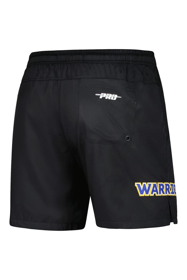 Men's Pro Standard Black Golden State Warriors Classics Woven Shorts, Alternate, color, Black
