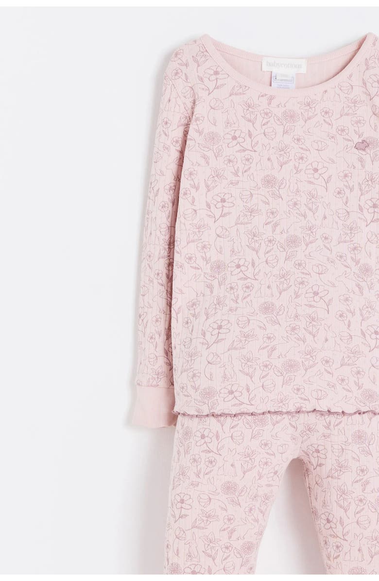 Babycottons Penny Snug Long Pajamas for Infant, Alternate, color, Pink