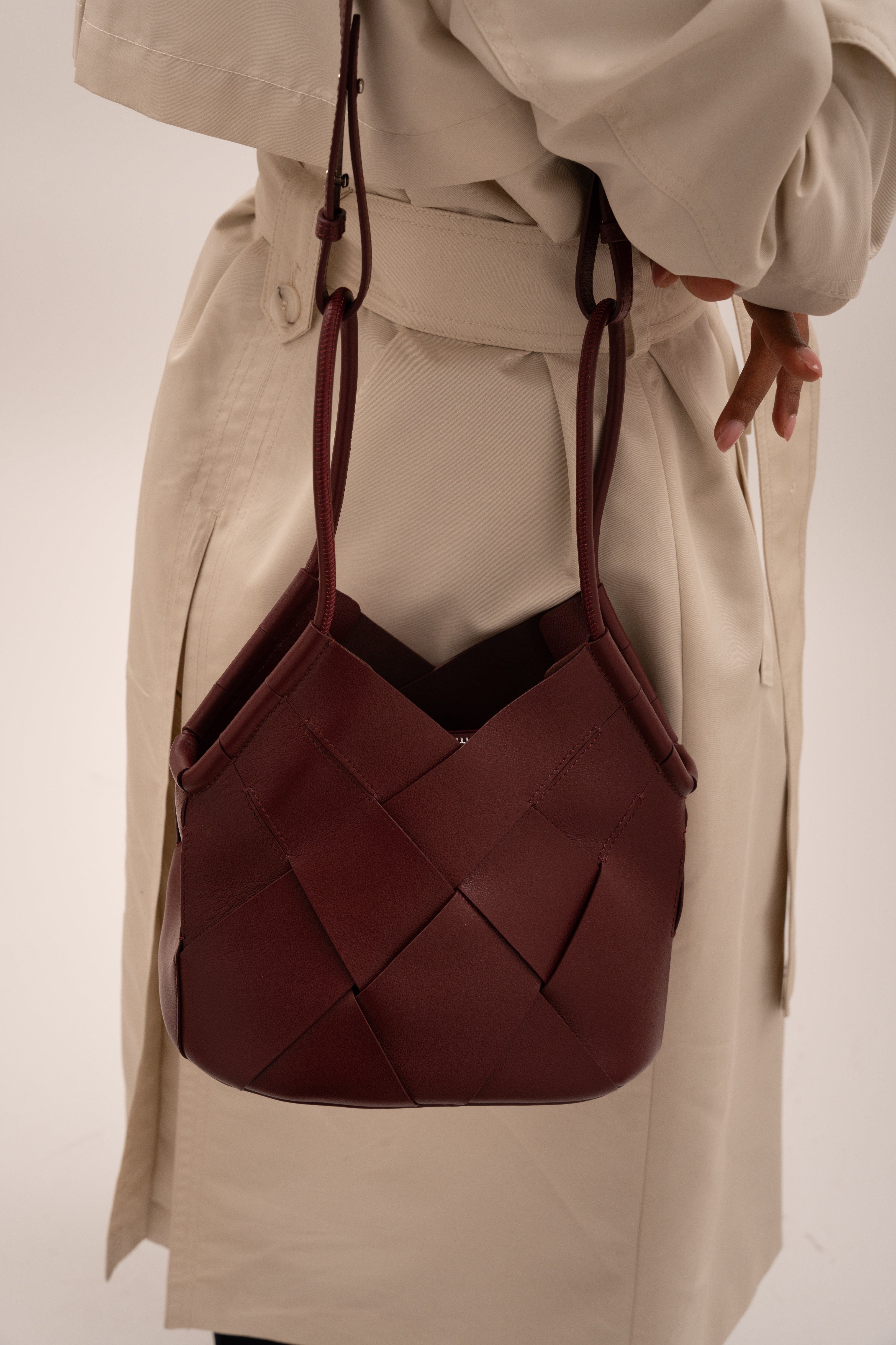 Aetherwit Handbag, Alternate, color, Burgundy