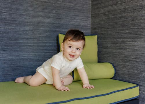 Ely's & Co. Organic Cotton Amore Pointelle Collection In Neutral