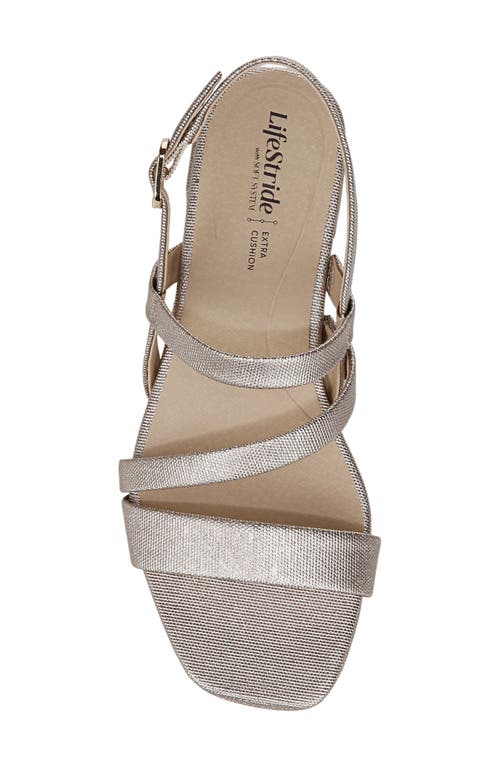 Lifestride Janet Slingback Sandal In Bronze