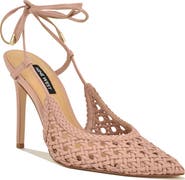 Nine West Fessla Ankle Wrap Pointed Toe Pump