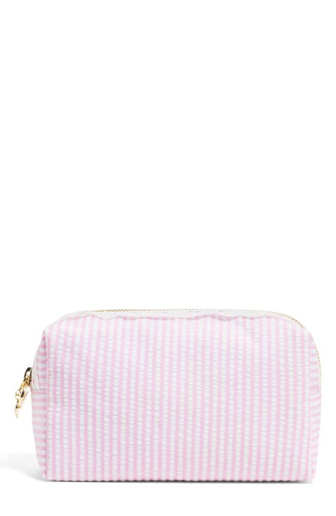 Small Seersucker Pouch