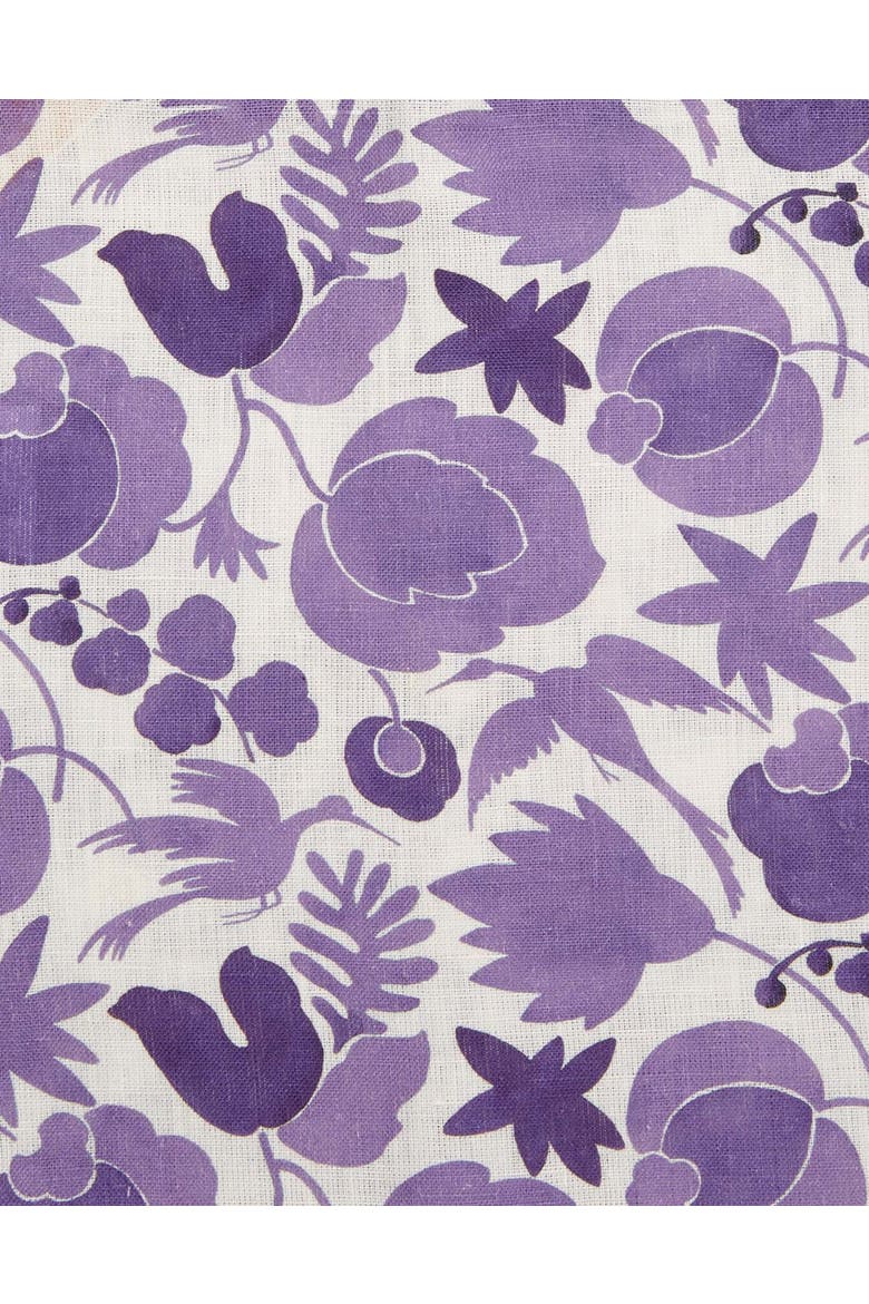 Large Napkins Set Of 2 (45X45) Wildbird Viola Small Purple, Alternate, color, Wildbird Viola Small Purple