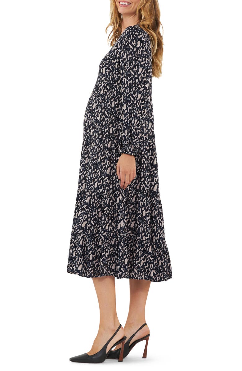 Ripe Maternity Izzie Tiered Maternity Dress, Alternate, color,