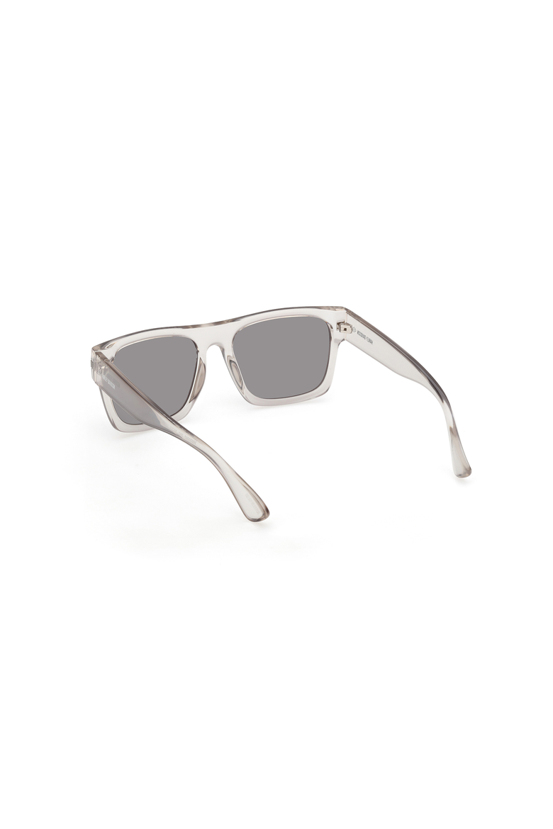 Flat Top Square Acetate Sunglasses, Alternate, color, Grey / Smoke Mirror