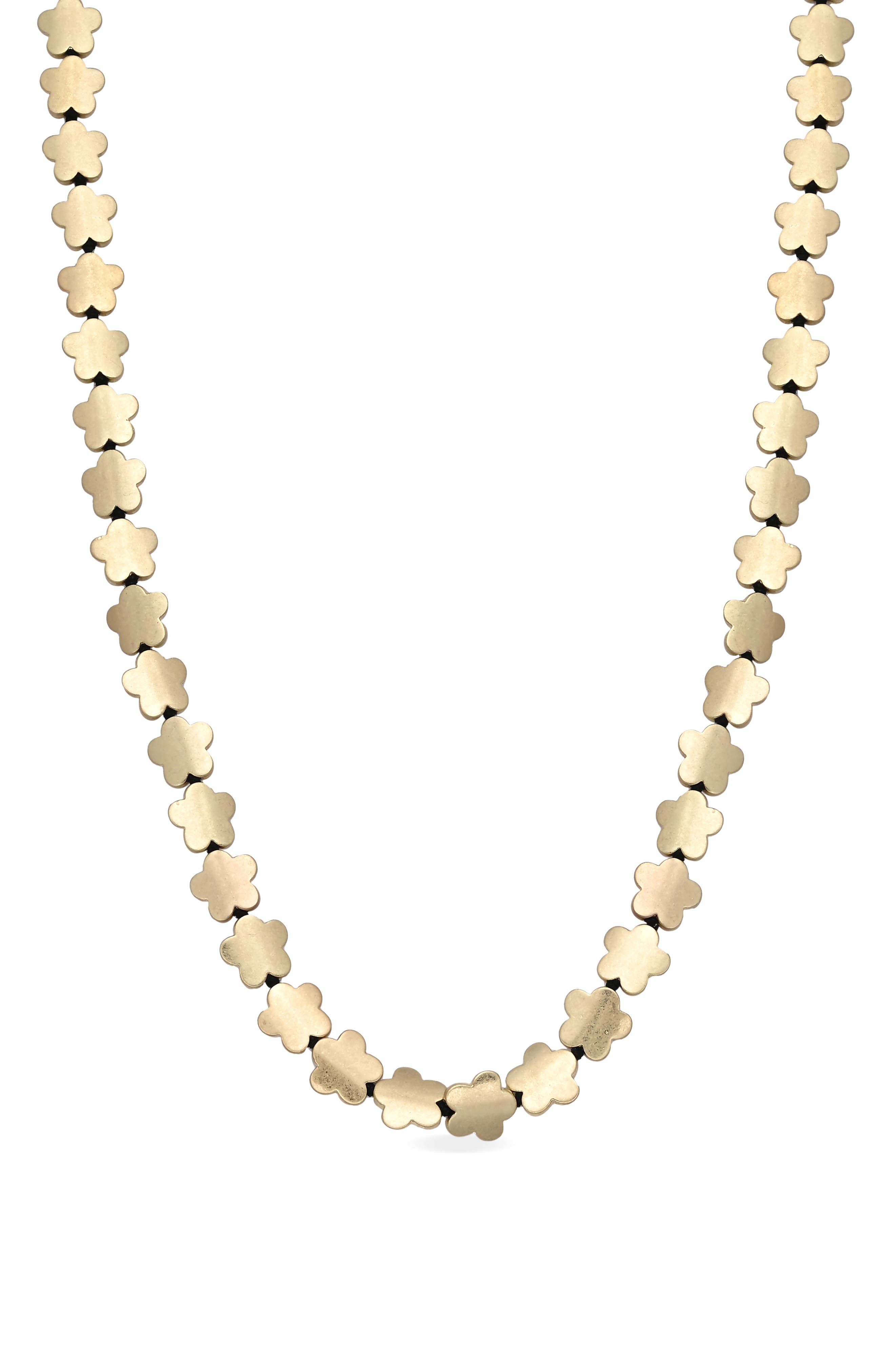 EYE CANDY LOS ANGELES Lindsay Flower Motif Necklace