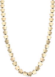 EYE CANDY LOS ANGELES Lindsay Flower Motif Necklace