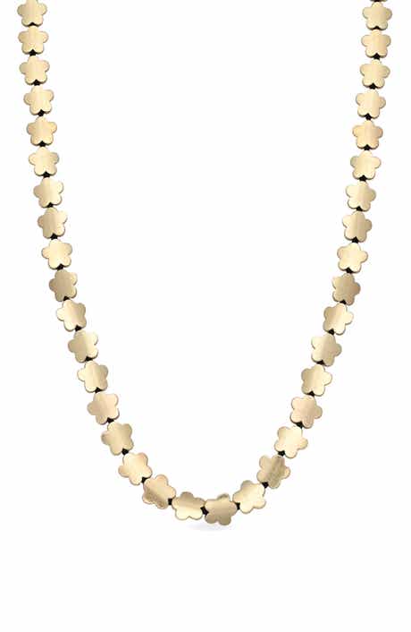 EYE CANDY LOS ANGELES Lindsay Flower Motif Necklace