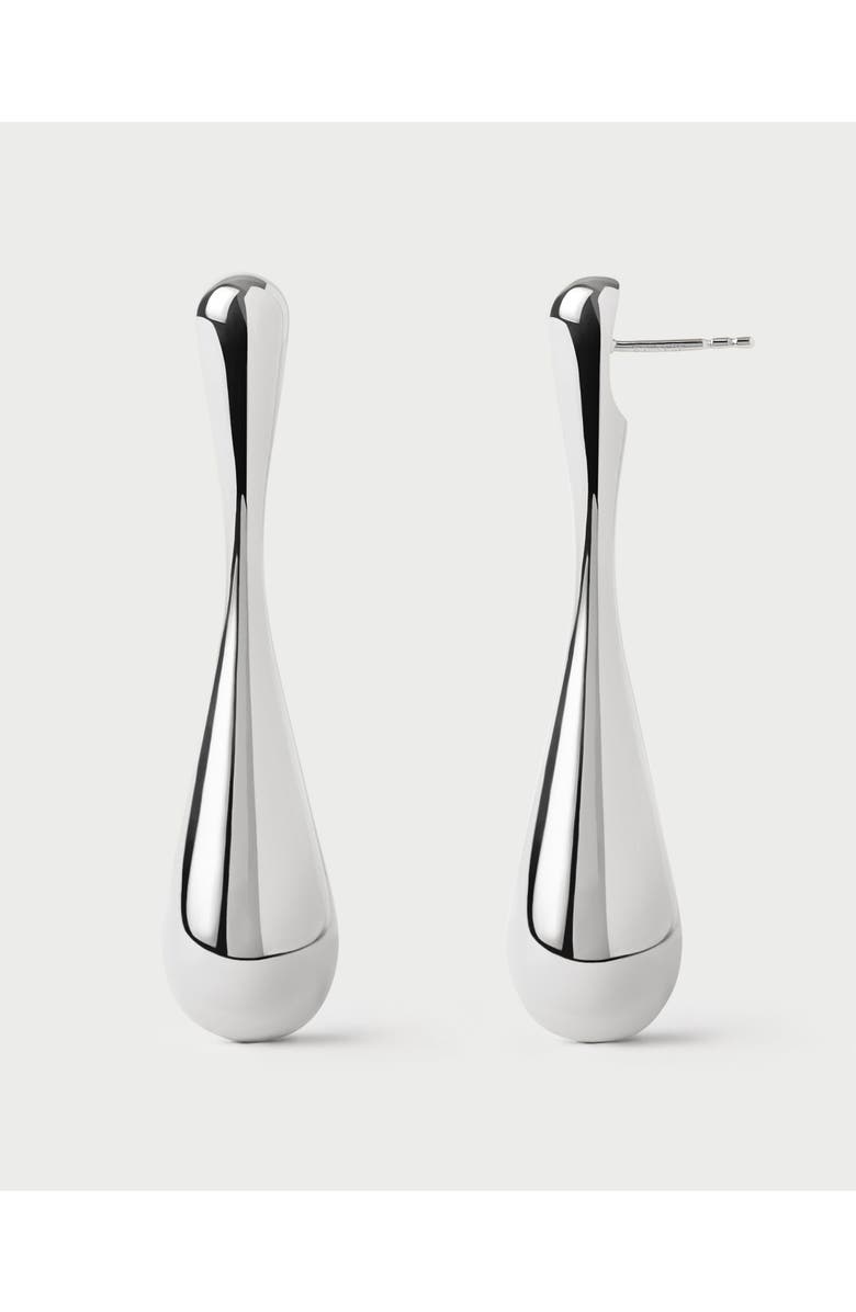 PDPAOLA Glacier earrings, Main, color, Silver