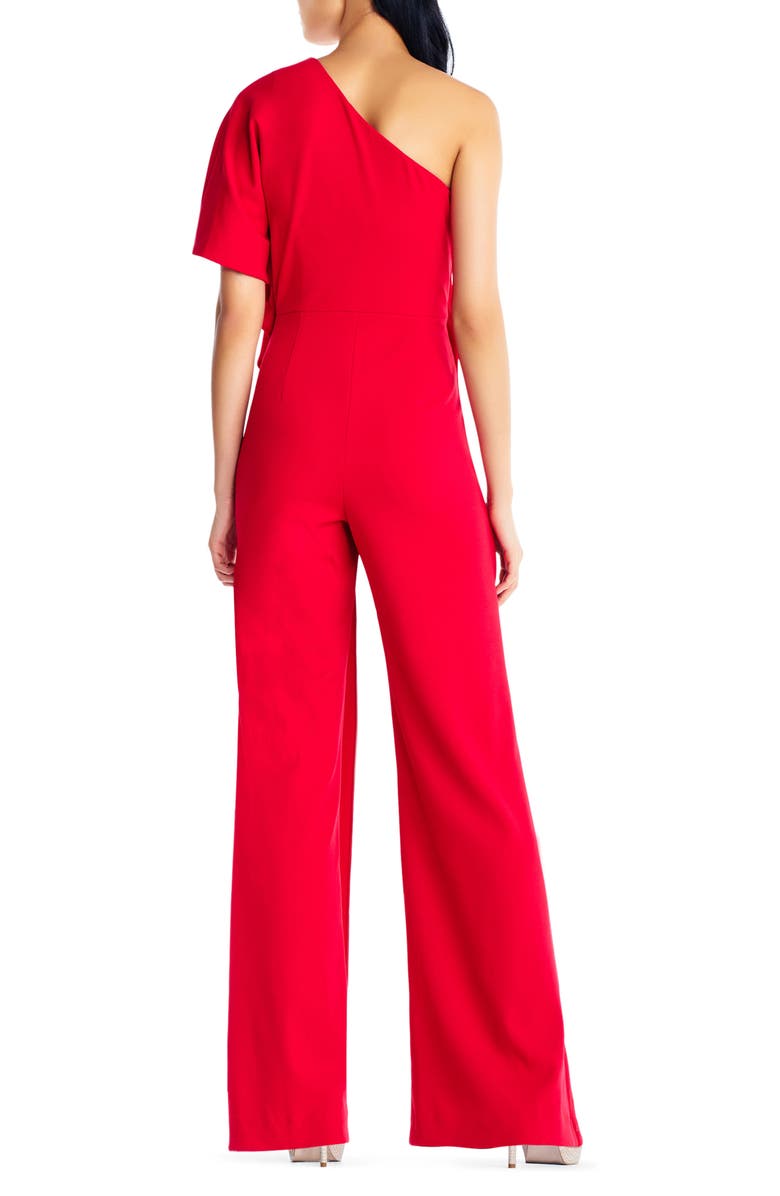 Adrianna Papell One-Shoulder Jumpsuit, Alternate, color, 