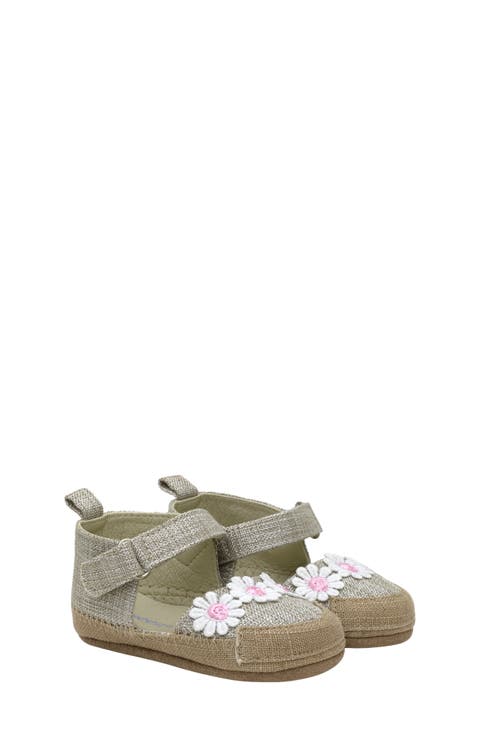 Kids' Daisies Crib Shoe (Baby & Walker)