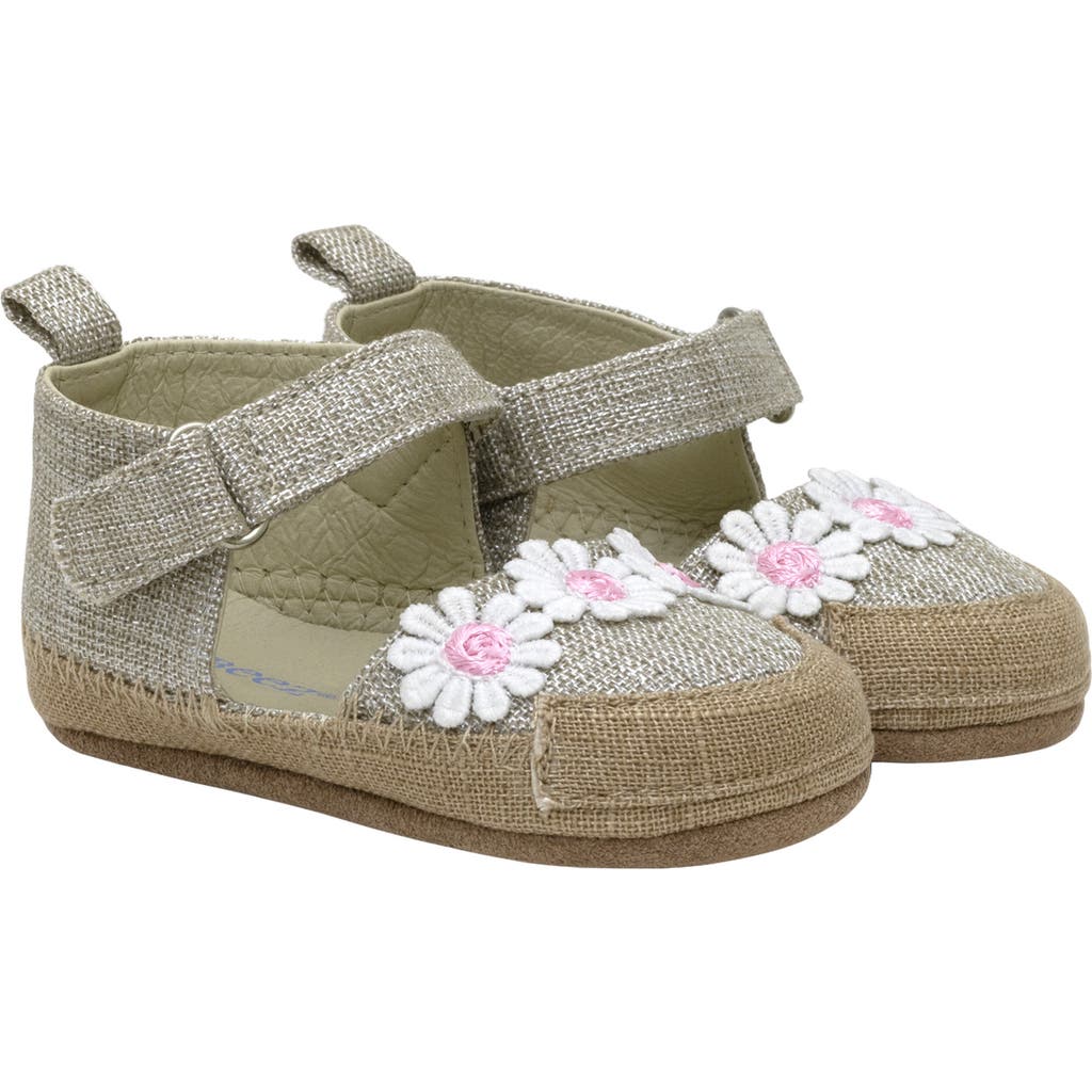 Robeez ® Kids' Daisies Crib Shoe In Tan